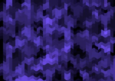 Renkli paralel piksel dalgaları olan soyut dekoratif arkaplan