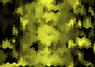 Renkli paralel piksel dalgaları olan soyut dekoratif arkaplan