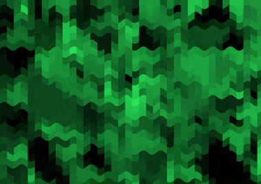 Renkli paralel piksel dalgaları olan soyut dekoratif arkaplan