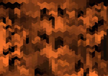 Renkli paralel piksel dalgaları olan soyut dekoratif arkaplan