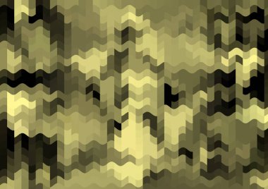 Renkli paralel piksel dalgaları olan soyut dekoratif arkaplan