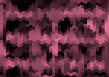 Renkli paralel piksel dalgaları olan soyut dekoratif arkaplan