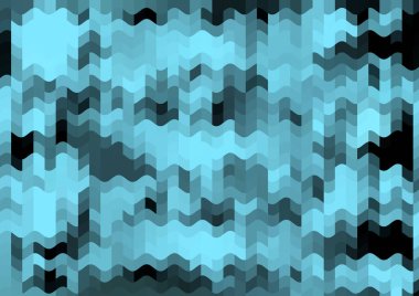 Renkli paralel piksel dalgaları olan soyut dekoratif arkaplan