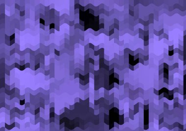 Renkli paralel piksel dalgaları olan soyut dekoratif arkaplan