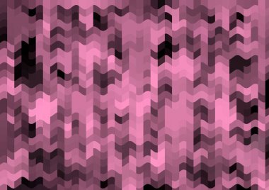 Renkli paralel piksel dalgaları olan soyut dekoratif arkaplan