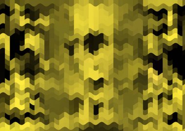 Renkli paralel piksel dalgaları olan soyut dekoratif arkaplan