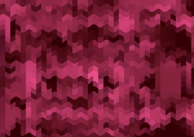 Renkli paralel piksel dalgaları olan soyut dekoratif arkaplan