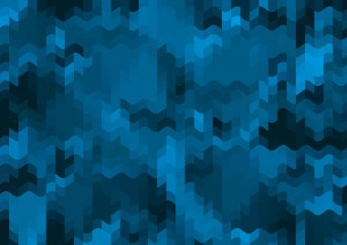 Renkli paralel piksel dalgaları olan soyut dekoratif arkaplan