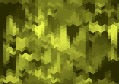 Renkli paralel piksel dalgaları olan soyut dekoratif arkaplan