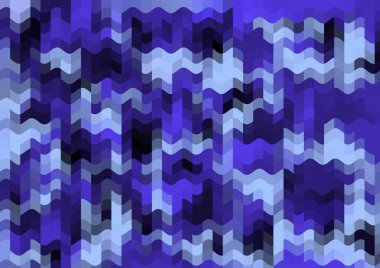 Renkli paralel piksel dalgaları olan soyut dekoratif arkaplan