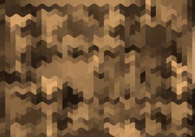 Renkli paralel piksel dalgaları olan soyut dekoratif arkaplan