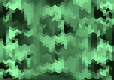 Renkli paralel piksel dalgaları olan soyut dekoratif arkaplan