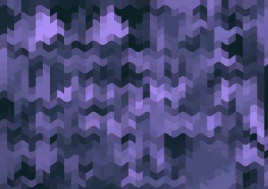 Renkli paralel piksel dalgaları olan soyut dekoratif arkaplan