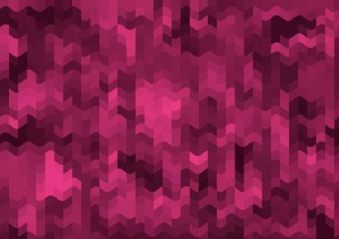 Renkli paralel piksel dalgaları olan soyut dekoratif arkaplan