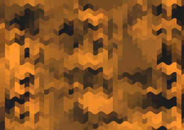 Renkli paralel piksel dalgaları olan soyut dekoratif arkaplan