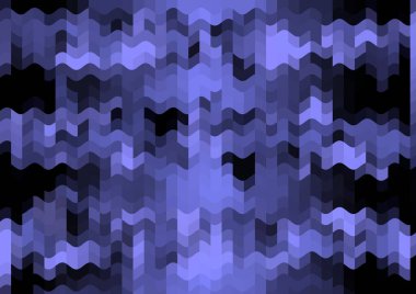 Renkli paralel piksel dalgaları olan soyut dekoratif arkaplan