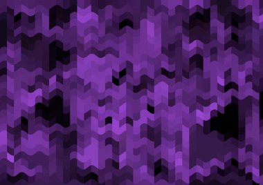 Renkli paralel piksel dalgaları olan soyut dekoratif arkaplan