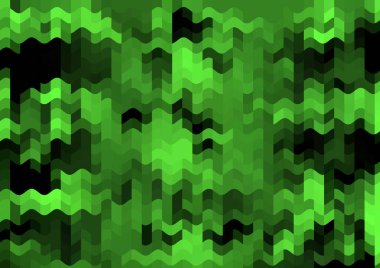 Renkli paralel piksel dalgaları olan soyut dekoratif arkaplan