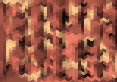 Renkli paralel piksel dalgaları olan soyut dekoratif arkaplan