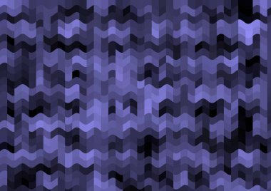 Renkli paralel piksel dalgaları olan soyut dekoratif arkaplan