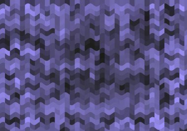 Renkli paralel piksel dalgaları olan soyut dekoratif arkaplan