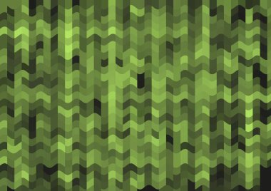 Renkli paralel piksel dalgaları olan soyut dekoratif arkaplan