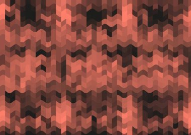 Renkli paralel piksel dalgaları olan soyut dekoratif arkaplan