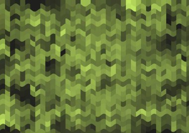 Renkli paralel piksel dalgaları olan soyut dekoratif arkaplan