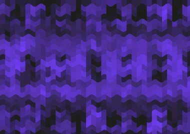 Renkli paralel piksel dalgaları olan soyut dekoratif arkaplan