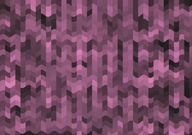 Renkli paralel piksel dalgaları olan soyut dekoratif arkaplan