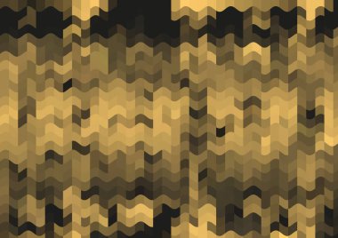 Renkli paralel piksel dalgaları olan soyut dekoratif arkaplan