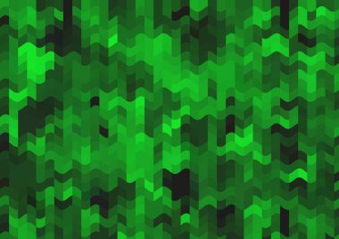 Renkli paralel piksel dalgaları olan soyut dekoratif arkaplan