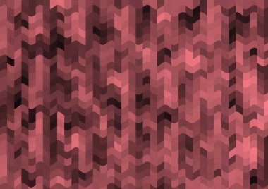 Renkli paralel piksel dalgaları olan soyut dekoratif arkaplan