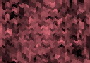 Renkli paralel piksel dalgaları olan soyut dekoratif arkaplan