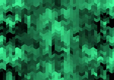 Renkli paralel piksel dalgaları olan soyut dekoratif arkaplan