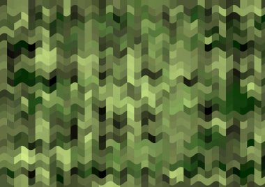 Renkli paralel piksel dalgaları olan soyut dekoratif arkaplan