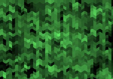 Renkli paralel piksel dalgaları olan soyut dekoratif arkaplan