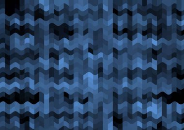 Renkli paralel piksel dalgaları olan soyut dekoratif arkaplan