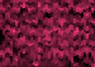 Renkli paralel piksel dalgaları olan soyut dekoratif arkaplan