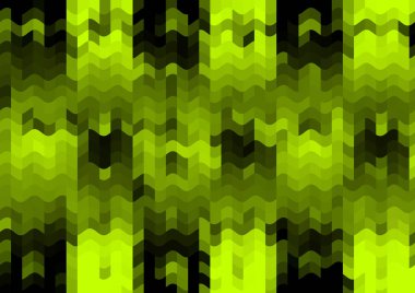 Renkli paralel piksel dalgaları olan soyut dekoratif arkaplan