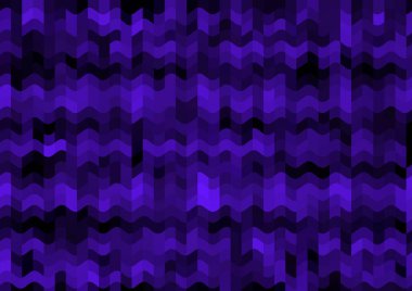 Renkli paralel piksel dalgaları olan soyut dekoratif arkaplan