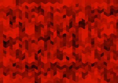 Renkli paralel piksel dalgaları olan soyut dekoratif arkaplan