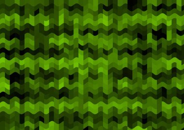 Renkli paralel piksel dalgaları olan soyut dekoratif arkaplan