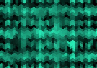 Renkli paralel piksel dalgaları olan soyut dekoratif arkaplan