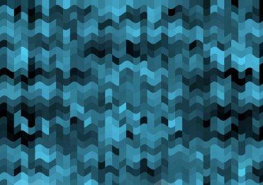 Renkli paralel piksel dalgaları olan soyut dekoratif arkaplan