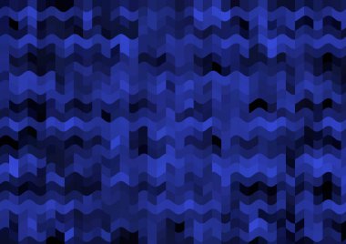 Renkli paralel piksel dalgaları olan soyut dekoratif arkaplan