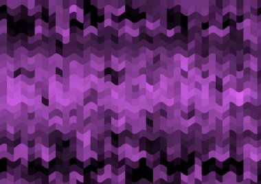 Renkli paralel piksel dalgaları olan soyut dekoratif arkaplan