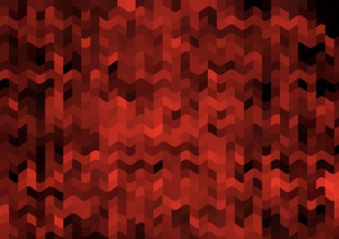 Renkli paralel piksel dalgaları olan soyut dekoratif arkaplan