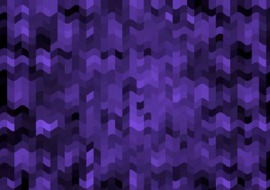 Renkli paralel piksel dalgaları olan soyut dekoratif arkaplan