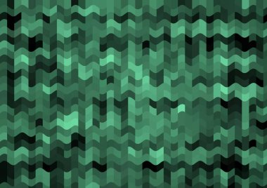 Renkli paralel piksel dalgaları olan soyut dekoratif arkaplan